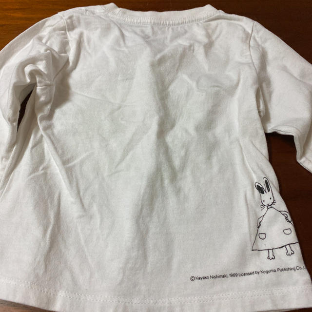 Design Tshirts Store graniph(グラニフ)のデザインティシャツ　わたしのワンピース　90 キッズ/ベビー/マタニティのキッズ服女の子用(90cm~)(Tシャツ/カットソー)の商品写真