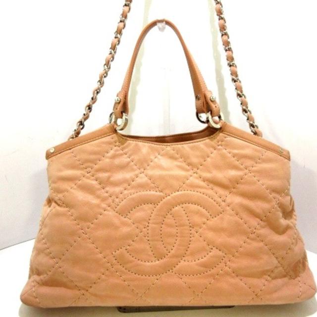 美品】 - CHANEL シャネル レザー ピンク ショルダーバッグ ショルダー