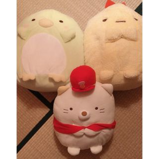 サンエックス(サンエックス)の【すみっこぐらし】4点セット　ぬいぐるみ&ティッシュケース(キャラクターグッズ)