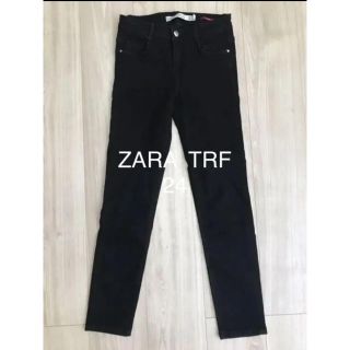 ザラ(ZARA)のZARA  TRF ブラックスキニーデニム24(デニム/ジーンズ)