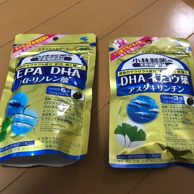 小林製薬(コバヤシセイヤク)の小林製薬 サプリメント 2個セット EPA DHA コスメ/美容のダイエット(ダイエット食品)の商品写真