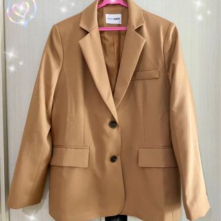 エンビールック(ENVYLOOK)のシングルジャケット⭐︎ブラウン(テーラードジャケット)