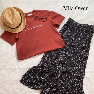 ミラオーウェン(Mila Owen)の《Mila Owen》ロゴTシャツ　ビックTシャツ　ミラオーウェンTシャツ(Tシャツ(半袖/袖なし))