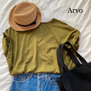 ビューティアンドユースユナイテッドアローズ(BEAUTY&YOUTH UNITED ARROWS)の《Arvo》カーキーブラウス　ドルマンブラウス　秋ブラウス　夏ブラウス(シャツ/ブラウス(半袖/袖なし))