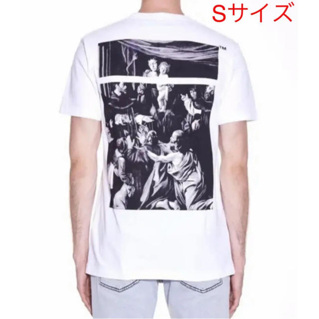 OFF-WHITE(オフホワイト)の新品20SS OFF-WHITE カラヴァッジョ スクエア 半袖Tシャツ 白 S メンズのトップス(Tシャツ/カットソー(半袖/袖なし))の商品写真