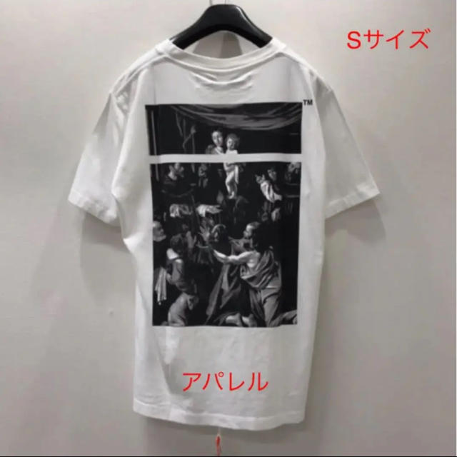 OFF-WHITE(オフホワイト)の新品20SS OFF-WHITE カラヴァッジョ スクエア 半袖Tシャツ 白 S メンズのトップス(Tシャツ/カットソー(半袖/袖なし))の商品写真