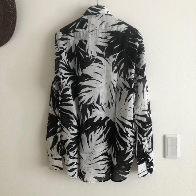 新品！SAINT LAURENT セミシアーハワイアン 長袖シャツ サイズ39