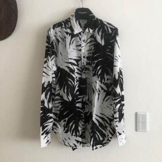 サンローラン(Saint Laurent)の新品！SAINT LAURENT セミシアーハワイアン 長袖シャツ サイズ39(シャツ)