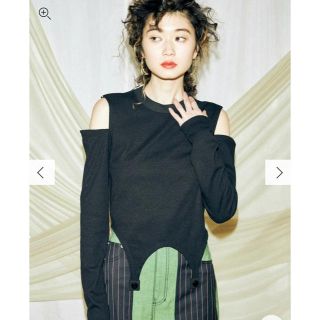 パメオポーズ(PAMEO POSE)のpameopose  2way Jersey Top(カットソー(長袖/七分))