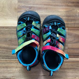 キーン(KEEN)のkeen ニューポート　タイダイ　サンダル　18cm(サンダル)