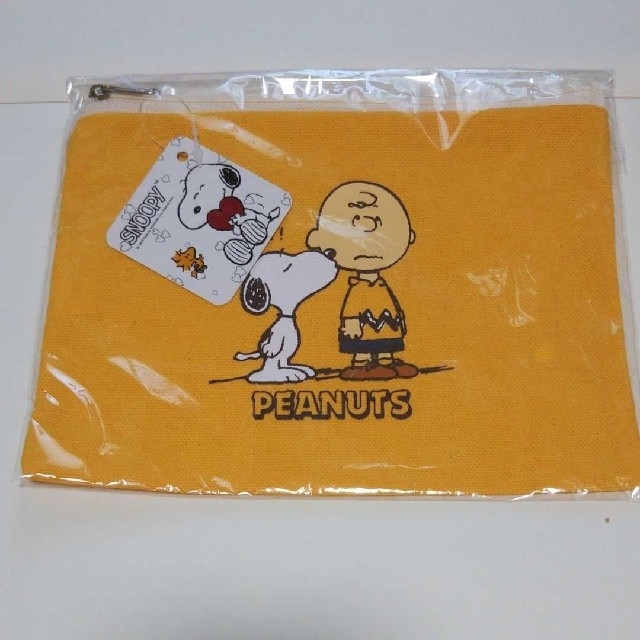 SNOOPY(スヌーピー)のスヌーピー コットンポーチ レディースのファッション小物(ポーチ)の商品写真