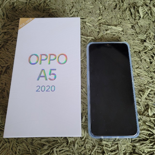 OPPO A5 2020 simフリー ブルー