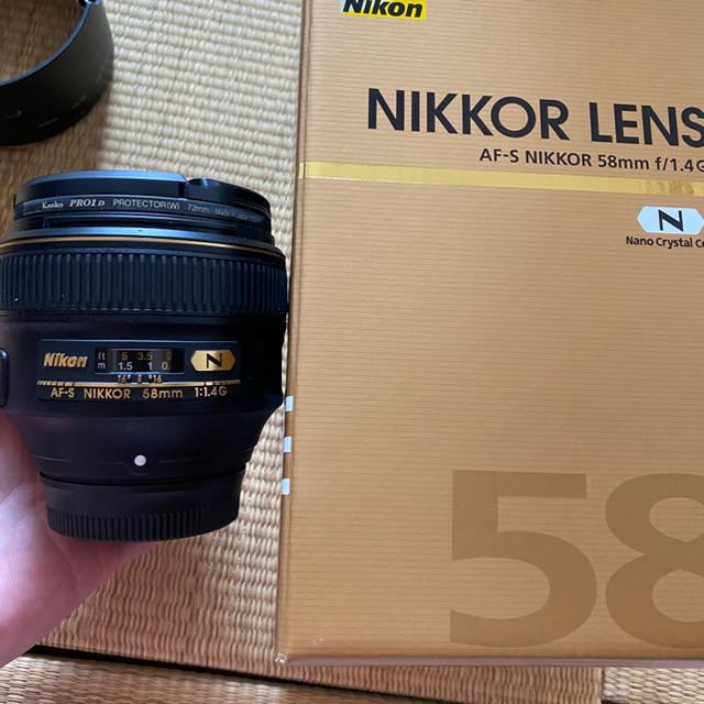 世界的に Nikon - NIKON 58 f1.4 レンズ(単焦点)