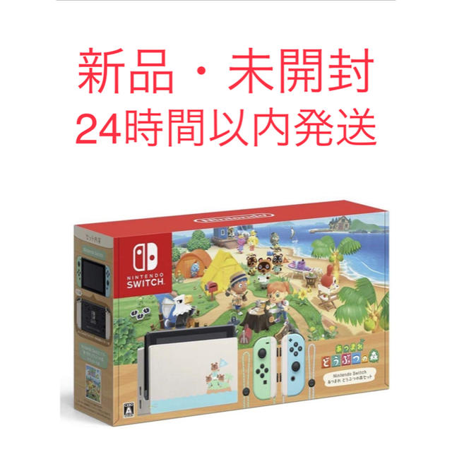 新品未開封　ニンテンドーSwitch あつまれどうぶつの森セット本体 同梱版任天堂