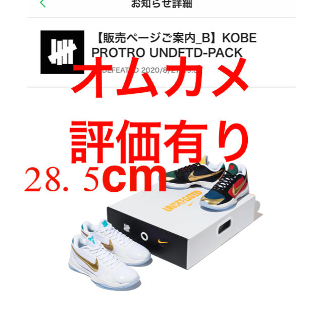 UNDEFEATED × NIKE KOBE 5 PROTRO PACK