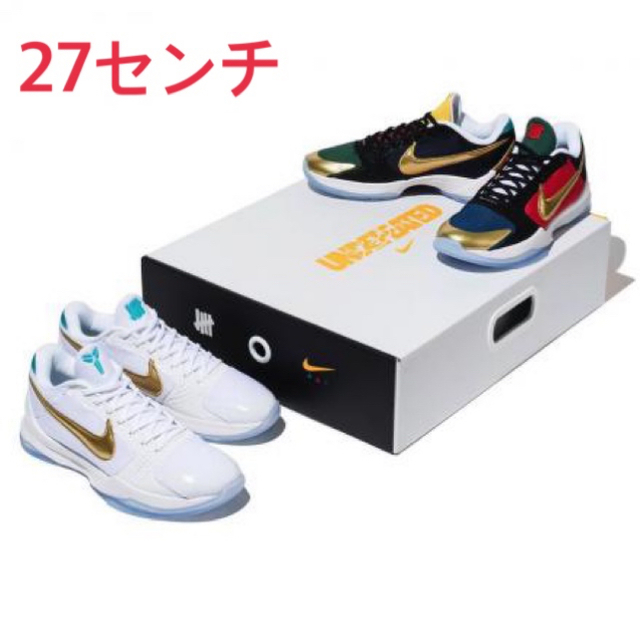 NIKE(ナイキ)のUNDEFEATED × NIKE KOBE 5 PROTRO PACK 27 メンズの靴/シューズ(スニーカー)の商品写真