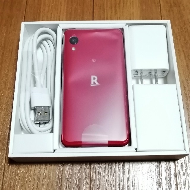 新品未使用　ミニ　rakuten mini クリムゾンレッドスマホ/家電/カメラ