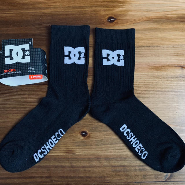 DC(ディーシー)のディーシーシューズ DC SHOES　クルー丈 ソックス　モノトーンカラー メンズのレッグウェア(ソックス)の商品写真