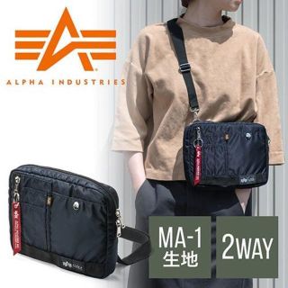 アルファインダストリーズ(ALPHA INDUSTRIES)の ネイビー ALPHA ショルダーバッグ サコッシュ(ショルダーバッグ)