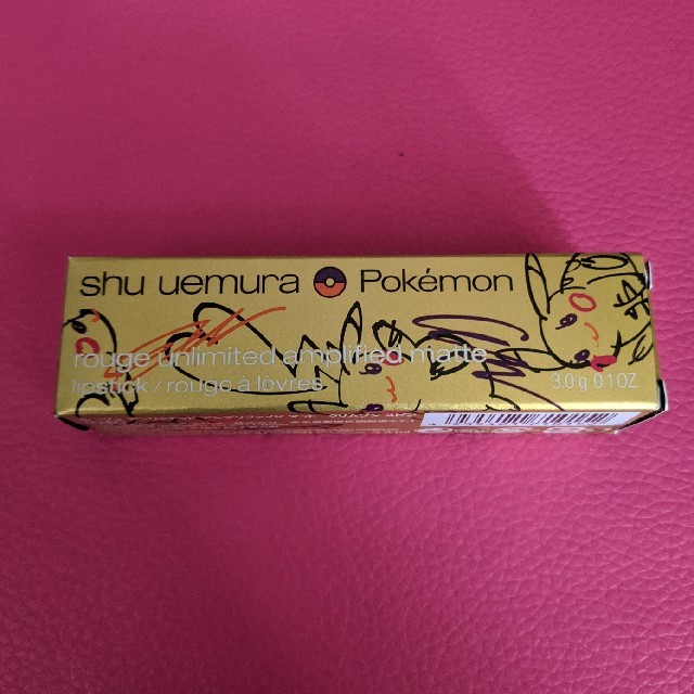 shu uemura(シュウウエムラ)のshuuemura ピカチュウ　ルージュアンリミテッド コスメ/美容のベースメイク/化粧品(口紅)の商品写真