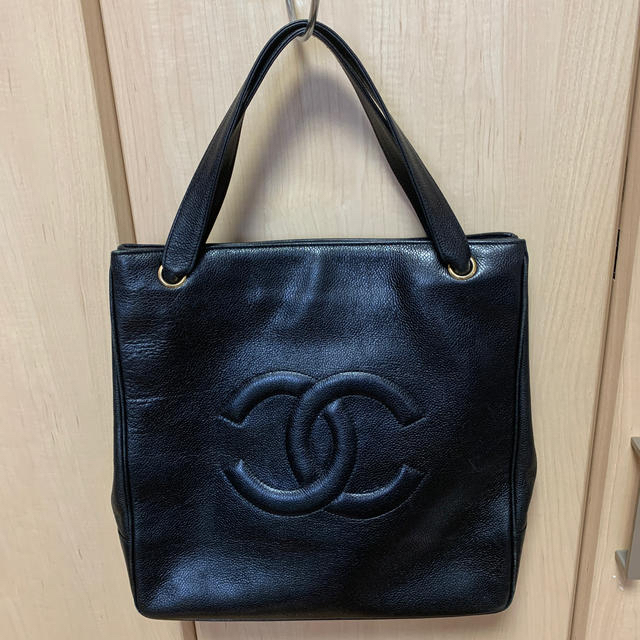 CHANEL(シャネル)のシャネル　キャビアスキン　ビンテージ　ハンドバッグ　 レディースのバッグ(ハンドバッグ)の商品写真