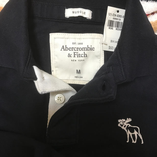 Abercrombie&Fitch(アバクロンビーアンドフィッチ)のアバクロ　ポロシャツ　M メンズのトップス(ポロシャツ)の商品写真