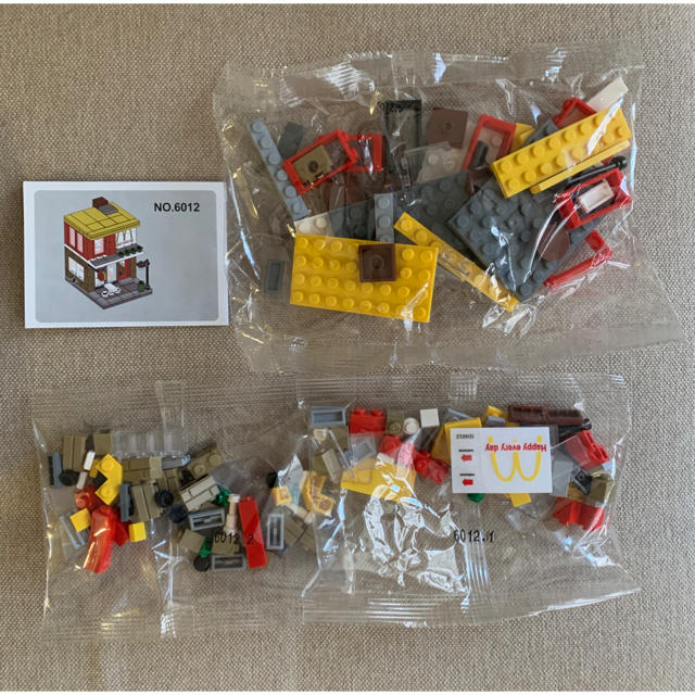 Lego(レゴ)のSEMBO BLOCK マクドナルド風ショップ　レゴと互換性あり キッズ/ベビー/マタニティのおもちゃ(積み木/ブロック)の商品写真