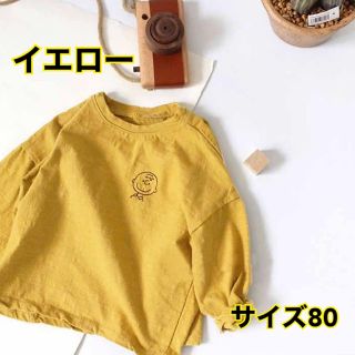 チャーリーブラウン　ロンT  80   韓国こども服　女の子　男の子(Ｔシャツ)