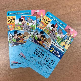 ディズニー(Disney)のディズニーリゾートライン 2day pass フリーきっぷ(遊園地/テーマパーク)