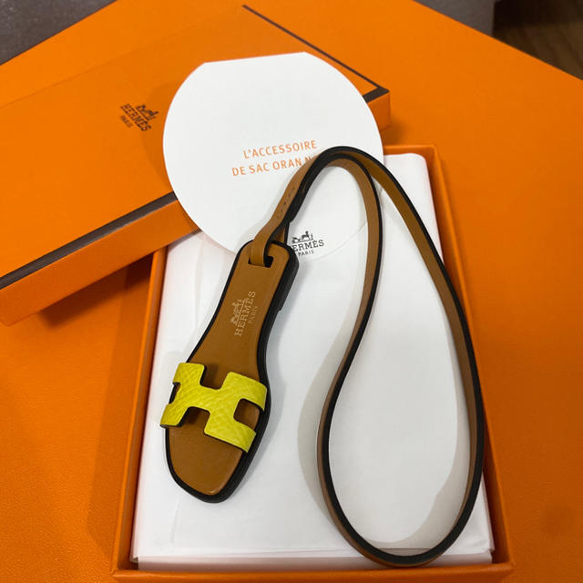 Hermes - オランチャーム💛ライム 新品未使用品 エルメス チャームの通販 by ♡K's shop♡｜エルメスならラクマ