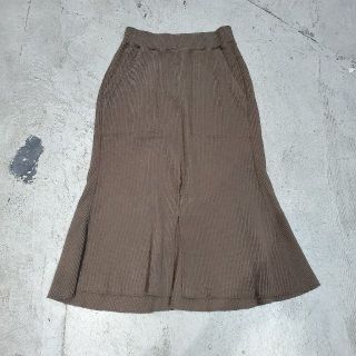 フィーニー(PHEENY)の17ss PHEENY フィーニー ビッグ ワッフル マーメイド スカート 1(ひざ丈スカート)