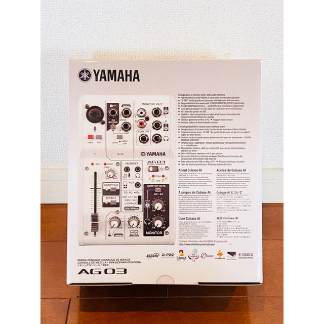 YAMAHA AG03 ミキシングコンソール