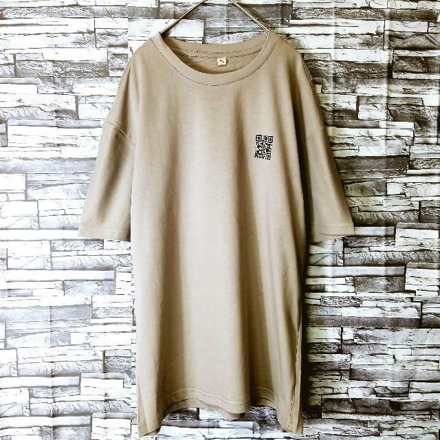 【新品/XL】 メンズTシャツ グレー プリント カジュアル 韓国ストリート メンズのトップス(Tシャツ/カットソー(半袖/袖なし))の商品写真