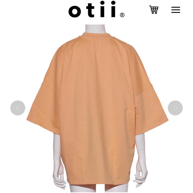 値下げ♡otii オリジナルワイドTシャツ♡オレンジ