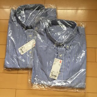 ユニクロ(UNIQLO)のユニクロ　ストライプ長袖シャツ　セット(シャツ)