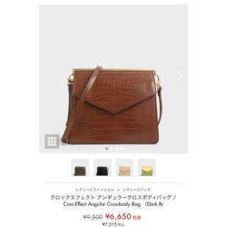 チャールズアンドキース(Charles and Keith)のCharles&Keith ブラウン(ショルダーバッグ)