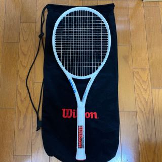 ウィルソン(wilson)のウイルソン ラケットULTRA 100CV White in White G1(ラケット)