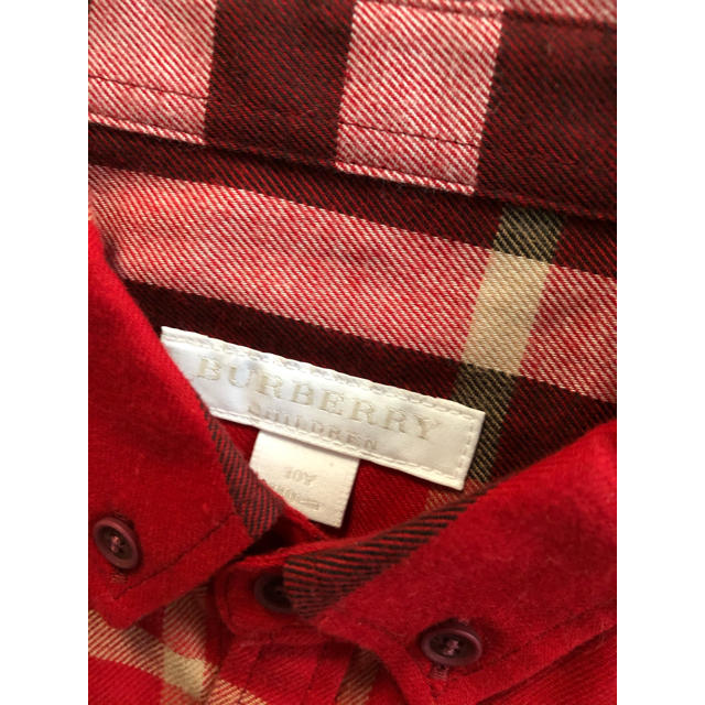 BURBERRY(バーバリー)のBurberryシャツ140センチ キッズ/ベビー/マタニティのキッズ服男の子用(90cm~)(Tシャツ/カットソー)の商品写真