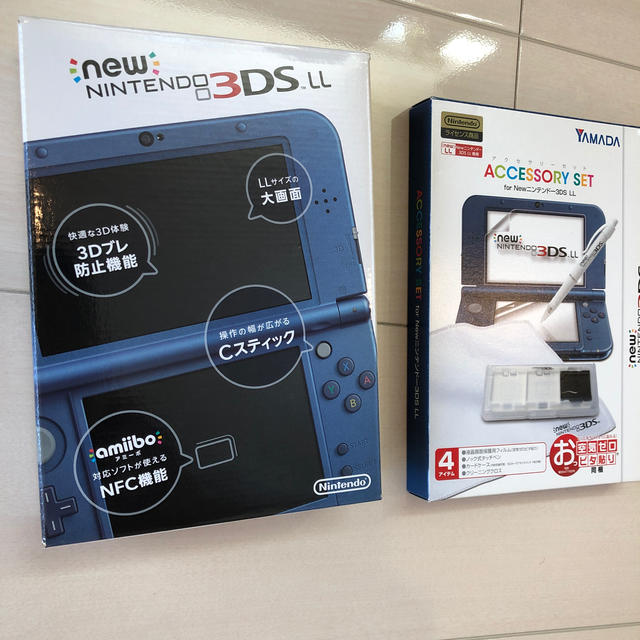 Nintendo 3DS NEW ニンテンドー 本体 LL メタリックブルーエンタメホビー