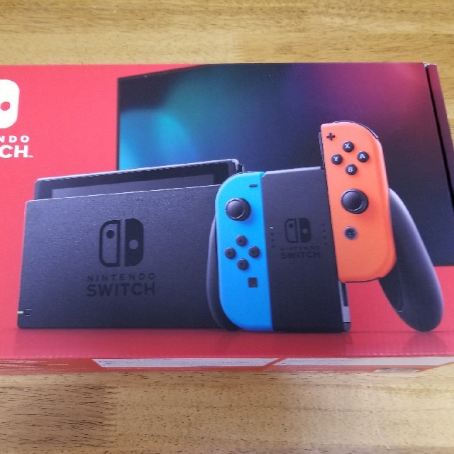 新品未開封】Nintendo Switch 新型 本体 ネオンブルー/レッド-