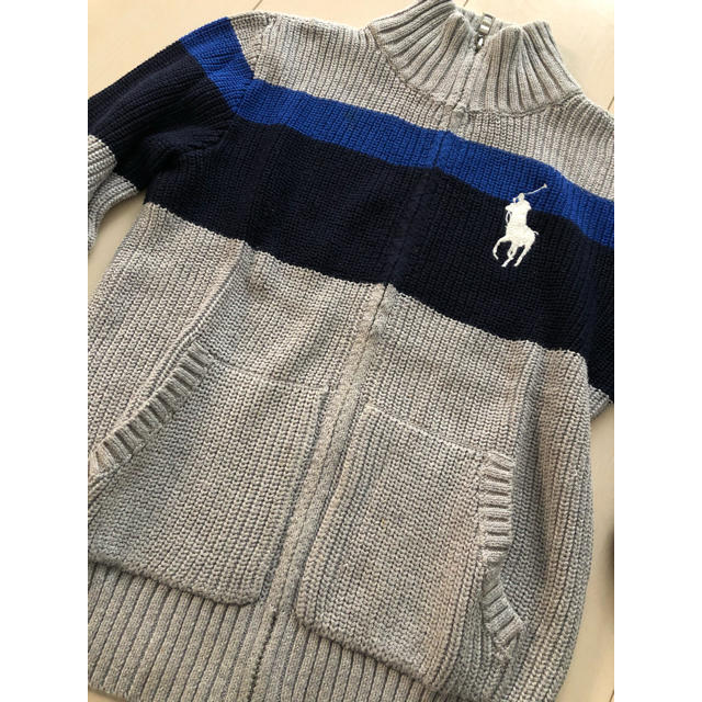 POLO RALPH LAUREN(ポロラルフローレン)のラルフローレンニット秋物アウター キッズ/ベビー/マタニティのキッズ服男の子用(90cm~)(ジャケット/上着)の商品写真