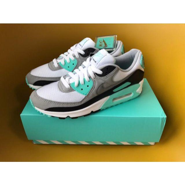 28cm 新品 エアマックス NIKE AIR MAX90 ティファニーカラー - スニーカー