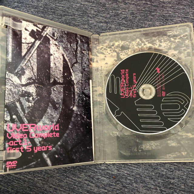 UVERworld　Video　Complete-act．1-first　5　y エンタメ/ホビーのDVD/ブルーレイ(ミュージック)の商品写真