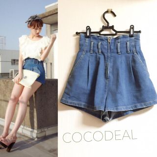 ココディール(COCO DEAL)のCOCODEAL ハイウエストデニム(ショートパンツ)