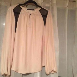 ザラ(ZARA)のZARAシフォントップス(シャツ/ブラウス(長袖/七分))