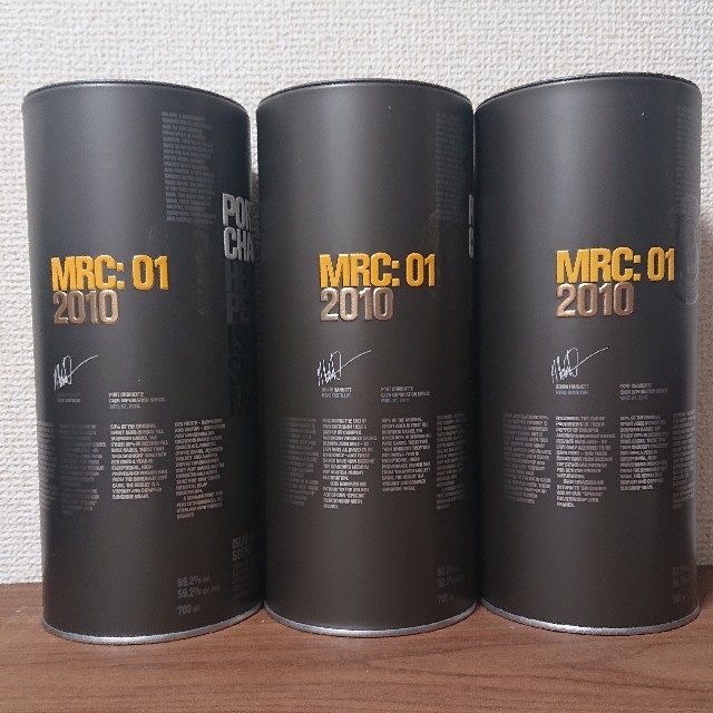 ポートシャーロットMRC 01 2010 700ml59.2% 3本 食品/飲料/酒の酒(ウイスキー)の商品写真