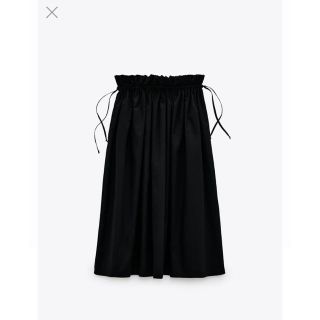 ザラ(ZARA)のザラ  ミディ丈ペーパーバックスカート(ロングスカート)