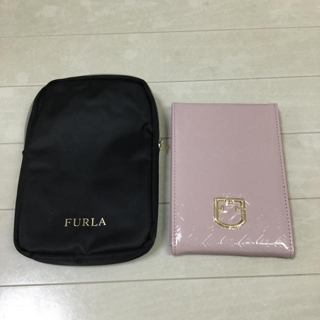 Furla(フルラ)の新品未使用 sweet 付録 フルラ ミラー(モノグラム)&ケース  FURLA レディースのファッション小物(ミラー)の商品写真