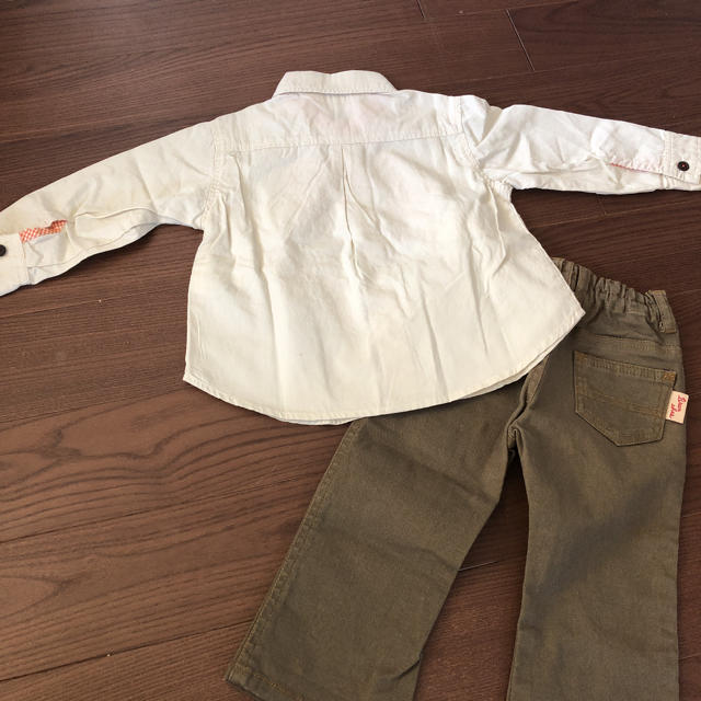 Fusen-Usagi(フーセンウサギ)のシャツ、ズボンセット キッズ/ベビー/マタニティのキッズ服男の子用(90cm~)(ブラウス)の商品写真
