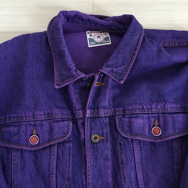USED パープルGジャン メンズのジャケット/アウター(Gジャン/デニムジャケット)の商品写真